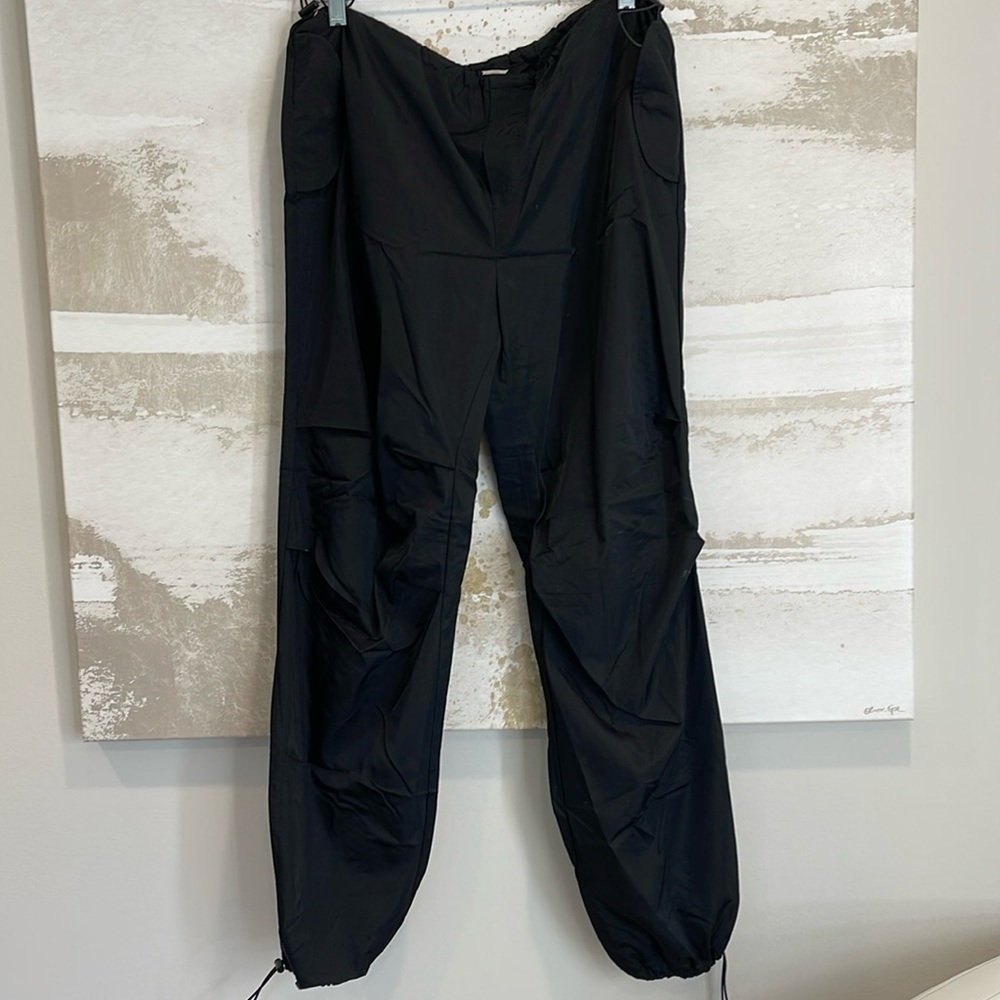 Steve Madden Black Windpants